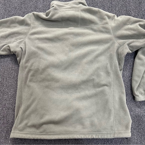 Men's Vintage Patagonia PolarTEC Regulator Zip-Up Green Fleece Jacket L - Picture 9 of 9